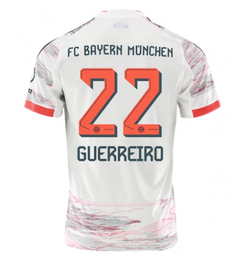 Strój piłkarski Bayern Munich Raphael Guerreiro #22 Koszulka Wyjazdowej 2025-26 Krótki Rękaw Strój piłkarski Bayern Munich Raphael Guerreiro #22 Koszulka Wyjazdowej 2025-26 Krótki Rękaw