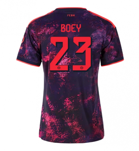 Strój piłkarski Bayern Munich Sacha Boey #23 Koszulka Trzeciej damskie 2026-27 Krótki Rękaw Strój piłkarski Bayern Munich Sacha Boey #23 Koszulka Trzeciej damskie 2026-27 Krótki Rękaw