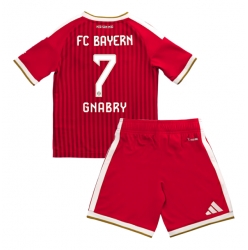 Strój piłkarski Bayern Munich Serge Gnabry #7 Koszulka Podstawowej dziecięce 2026-27 Krótki Rękaw (+ Krótkie spodenki)