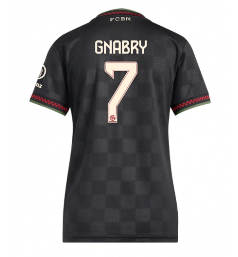 Strój piłkarski Bayern Munich Serge Gnabry #7 Koszulka Trzeciej damskie 2025-26 Krótki Rękaw Strój piłkarski Bayern Munich Serge Gnabry #7 Koszulka Trzeciej damskie 2025-26 Krótki Rękaw