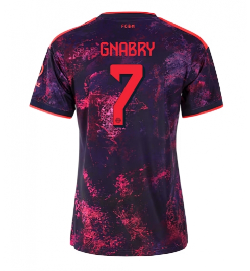 Strój piłkarski Bayern Munich Serge Gnabry #7 Koszulka Trzeciej damskie 2026-27 Krótki Rękaw Strój piłkarski Bayern Munich Serge Gnabry #7 Koszulka Trzeciej damskie 2026-27 Krótki Rękaw