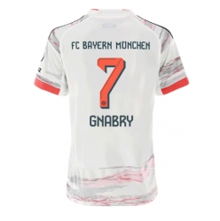 Strój piłkarski Bayern Munich Serge Gnabry #7 Koszulka Wyjazdowej damskie 2025-26 Krótki Rękaw