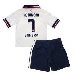 Strój piłkarski Bayern Munich Serge Gnabry #7 Koszulka Wyjazdowej dziecięce 2026-27 Krótki Rękaw (+ Krótkie spodenki)