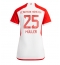 Strój piłkarski Bayern Munich Thomas Muller #25 Koszulka Podstawowej damskie 2023-24 Krótki Rękaw