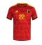 Strój piłkarski Belgia Alexis Saelemaekers #22 Koszulka Podstawowej MŚ 2026 Krótki Rękaw Strój piłkarski Belgia Alexis Saelemaekers #22 Koszulka Podstawowej MŚ 2026 Krótki Rękaw