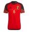 Strój piłkarski Belgia Axel Witsel #6 Koszulka Podstawowej MŚ 2022 Krótki Rękaw