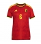 Strój piłkarski Belgia Axel Witsel #6 Koszulka Podstawowej damskie MŚ 2026 Krótki Rękaw Strój piłkarski Belgia Axel Witsel #6 Koszulka Podstawowej damskie MŚ 2026 Krótki Rękaw