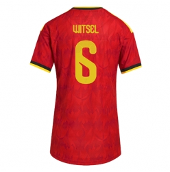 Strój piłkarski Belgia Axel Witsel #6 Koszulka Podstawowej damskie MŚ 2026 Krótki Rękaw