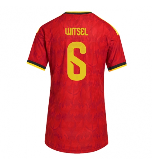 Strój piłkarski Belgia Axel Witsel #6 Koszulka Podstawowej damskie MŚ 2026 Krótki Rękaw Strój piłkarski Belgia Axel Witsel #6 Koszulka Podstawowej damskie MŚ 2026 Krótki Rękaw