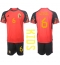 Strój piłkarski Belgia Axel Witsel #6 Koszulka Podstawowej dziecięce MŚ 2022 Krótki Rękaw (+ Krótkie spodenki)