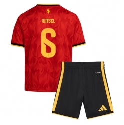 Strój piłkarski Belgia Axel Witsel #6 Koszulka Podstawowej dziecięce MŚ 2026 Krótki Rękaw (+ Krótkie spodenki)