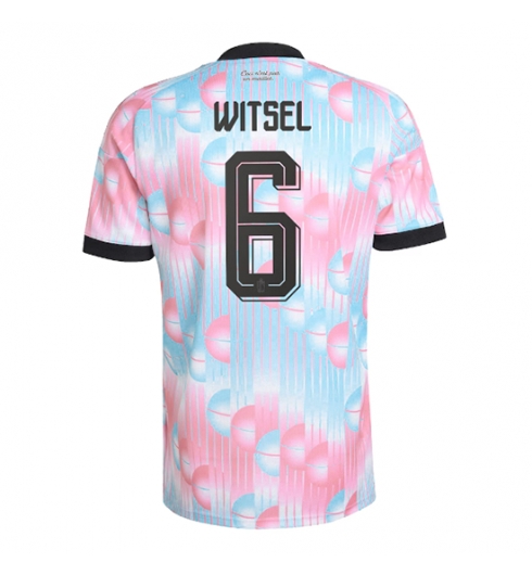 Strój piłkarski Belgia Axel Witsel #6 Koszulka Wyjazdowej MŚ 2026 Krótki Rękaw Strój piłkarski Belgia Axel Witsel #6 Koszulka Wyjazdowej MŚ 2026 Krótki Rękaw