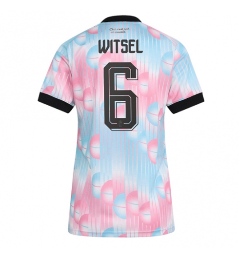 Strój piłkarski Belgia Axel Witsel #6 Koszulka Wyjazdowej damskie MŚ 2026 Krótki Rękaw Strój piłkarski Belgia Axel Witsel #6 Koszulka Wyjazdowej damskie MŚ 2026 Krótki Rękaw