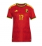 Strój piłkarski Belgia Charles De Ketelaere #17 Koszulka Podstawowej damskie MŚ 2026 Krótki Rękaw Strój piłkarski Belgia Charles De Ketelaere #17 Koszulka Podstawowej damskie MŚ 2026 Krótki Rękaw