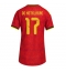 Strój piłkarski Belgia Charles De Ketelaere #17 Koszulka Podstawowej damskie MŚ 2026 Krótki Rękaw Strój piłkarski Belgia Charles De Ketelaere #17 Koszulka Podstawowej damskie MŚ 2026 Krótki Rękaw