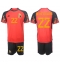 Strój piłkarski Belgia Charles De Ketelaere #22 Koszulka Podstawowej dziecięce MŚ 2022 Krótki Rękaw (+ Krótkie spodenki)