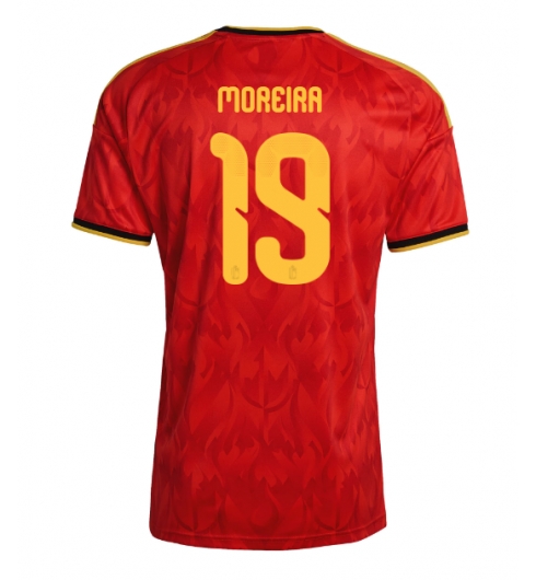 Strój piłkarski Belgia Diego Moreira #19 Koszulka Podstawowej MŚ 2026 Krótki Rękaw Strój piłkarski Belgia Diego Moreira #19 Koszulka Podstawowej MŚ 2026 Krótki Rękaw