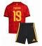 Strój piłkarski Belgia Diego Moreira #19 Koszulka Podstawowej dziecięce MŚ 2026 Krótki Rękaw (+ Krótkie spodenki)