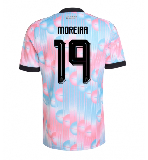 Strój piłkarski Belgia Diego Moreira #19 Koszulka Wyjazdowej MŚ 2026 Krótki Rękaw Strój piłkarski Belgia Diego Moreira #19 Koszulka Wyjazdowej MŚ 2026 Krótki Rękaw