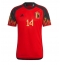 Strój piłkarski Belgia Dries Mertens #14 Koszulka Podstawowej MŚ 2022 Krótki Rękaw