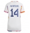 Strój piłkarski Belgia Dries Mertens #14 Koszulka Wyjazdowej damskie MŚ 2022 Krótki Rękaw