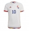 Strój piłkarski Belgia Eden Hazard #10 Koszulka Wyjazdowej MŚ 2022 Krótki Rękaw
