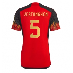 Strój piłkarski Belgia Jan Vertonghen #5 Koszulka Podstawowej MŚ 2022 Krótki Rękaw