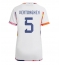 Strój piłkarski Belgia Jan Vertonghen #5 Koszulka Wyjazdowej damskie MŚ 2022 Krótki Rękaw