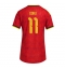 Strój piłkarski Belgia Jeremy Doku #11 Koszulka Podstawowej damskie MŚ 2026 Krótki Rękaw Strój piłkarski Belgia Jeremy Doku #11 Koszulka Podstawowej damskie MŚ 2026 Krótki Rękaw