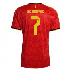 Strój piłkarski Belgia Kevin De Bruyne #7 Koszulka Podstawowej MŚ 2026 Krótki Rękaw