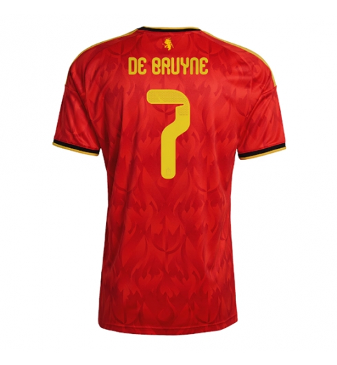 Strój piłkarski Belgia Kevin De Bruyne #7 Koszulka Podstawowej MŚ 2026 Krótki Rękaw Strój piłkarski Belgia Kevin De Bruyne #7 Koszulka Podstawowej MŚ 2026 Krótki Rękaw