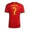 Strój piłkarski Belgia Kevin De Bruyne #7 Koszulka Podstawowej MŚ 2026 Krótki Rękaw Strój piłkarski Belgia Kevin De Bruyne #7 Koszulka Podstawowej MŚ 2026 Krótki Rękaw