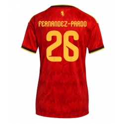 Strój piłkarski Belgia Matias Fernandez-Pardo #26 Koszulka Podstawowej damskie MŚ 2026 Krótki Rękaw