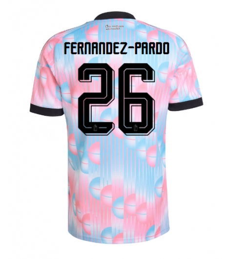 Strój piłkarski Belgia Matias Fernandez-Pardo #26 Koszulka Wyjazdowej MŚ 2026 Krótki Rękaw Strój piłkarski Belgia Matias Fernandez-Pardo #26 Koszulka Wyjazdowej MŚ 2026 Krótki Rękaw