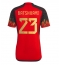 Strój piłkarski Belgia Michy Batshuayi #23 Koszulka Podstawowej MŚ 2022 Krótki Rękaw