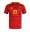 Strój piłkarski Belgia Michy Batshuayi #23 Koszulka Podstawowej MŚ 2026 Krótki Rękaw Strój piłkarski Belgia Michy Batshuayi #23 Koszulka Podstawowej MŚ 2026 Krótki Rękaw