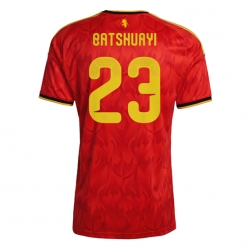 Strój piłkarski Belgia Michy Batshuayi #23 Koszulka Podstawowej MŚ 2026 Krótki Rękaw