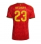 Strój piłkarski Belgia Michy Batshuayi #23 Koszulka Podstawowej MŚ 2026 Krótki Rękaw Strój piłkarski Belgia Michy Batshuayi #23 Koszulka Podstawowej MŚ 2026 Krótki Rękaw
