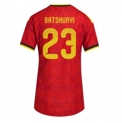 Strój piłkarski Belgia Michy Batshuayi #23 Koszulka Podstawowej damskie MŚ 2026 Krótki Rękaw