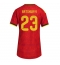 Strój piłkarski Belgia Michy Batshuayi #23 Koszulka Podstawowej damskie MŚ 2026 Krótki Rękaw Strój piłkarski Belgia Michy Batshuayi #23 Koszulka Podstawowej damskie MŚ 2026 Krótki Rękaw