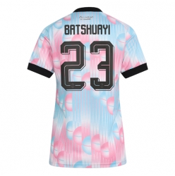 Strój piłkarski Belgia Michy Batshuayi #23 Koszulka Wyjazdowej damskie MŚ 2026 Krótki Rękaw