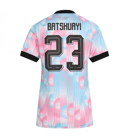 Strój piłkarski Belgia Michy Batshuayi #23 Koszulka Wyjazdowej damskie MŚ 2026 Krótki Rękaw Strój piłkarski Belgia Michy Batshuayi #23 Koszulka Wyjazdowej damskie MŚ 2026 Krótki Rękaw