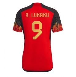 Strój piłkarski Belgia Romelu Lukaku #9 Koszulka Podstawowej MŚ 2022 Krótki Rękaw