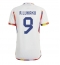 Strój piłkarski Belgia Romelu Lukaku #9 Koszulka Wyjazdowej MŚ 2022 Krótki Rękaw