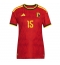 Strój piłkarski Belgia Thomas Meunier #15 Koszulka Podstawowej damskie MŚ 2026 Krótki Rękaw
