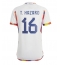 Strój piłkarski Belgia Thorgan Hazard #16 Koszulka Wyjazdowej MŚ 2022 Krótki Rękaw