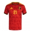Strój piłkarski Belgia Timothy Castagne #21 Koszulka Podstawowej MŚ 2026 Krótki Rękaw Strój piłkarski Belgia Timothy Castagne #21 Koszulka Podstawowej MŚ 2026 Krótki Rękaw