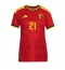 Strój piłkarski Belgia Timothy Castagne #21 Koszulka Podstawowej damskie MŚ 2026 Krótki Rękaw Strój piłkarski Belgia Timothy Castagne #21 Koszulka Podstawowej damskie MŚ 2026 Krótki Rękaw