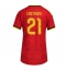 Strój piłkarski Belgia Timothy Castagne #21 Koszulka Podstawowej damskie MŚ 2026 Krótki Rękaw Strój piłkarski Belgia Timothy Castagne #21 Koszulka Podstawowej damskie MŚ 2026 Krótki Rękaw
