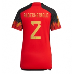 Strój piłkarski Belgia Toby Alderweireld #2 Koszulka Podstawowej damskie MŚ 2022 Krótki Rękaw